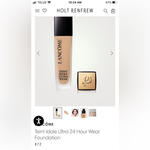 Brand new (less 1 drop!) Lancome Teint Idole Ultra Wear Foundation- 310 BISQUE C - Picture 3 of 6